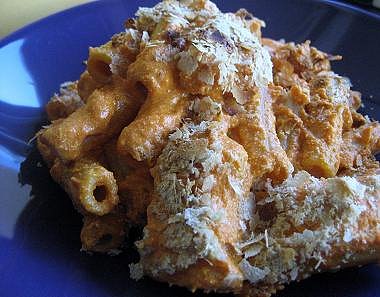 MACARRONES CON SALSA DE TOFU Y MISO