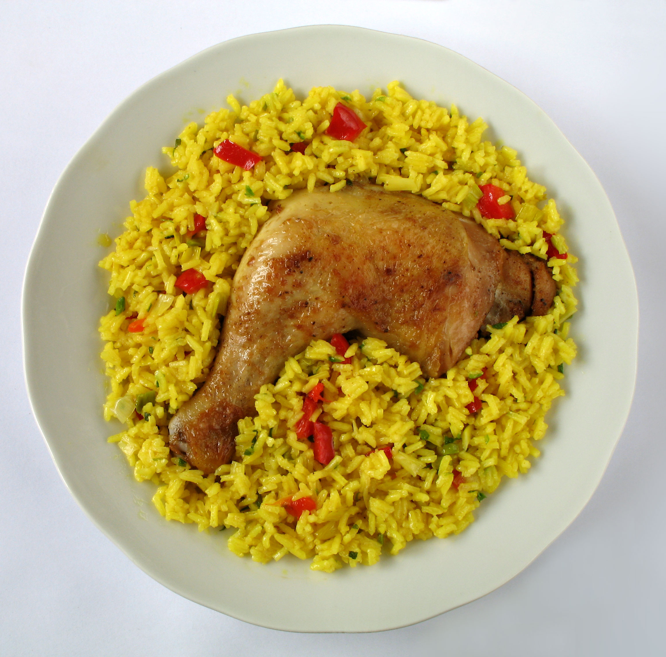 Pollo y arroz