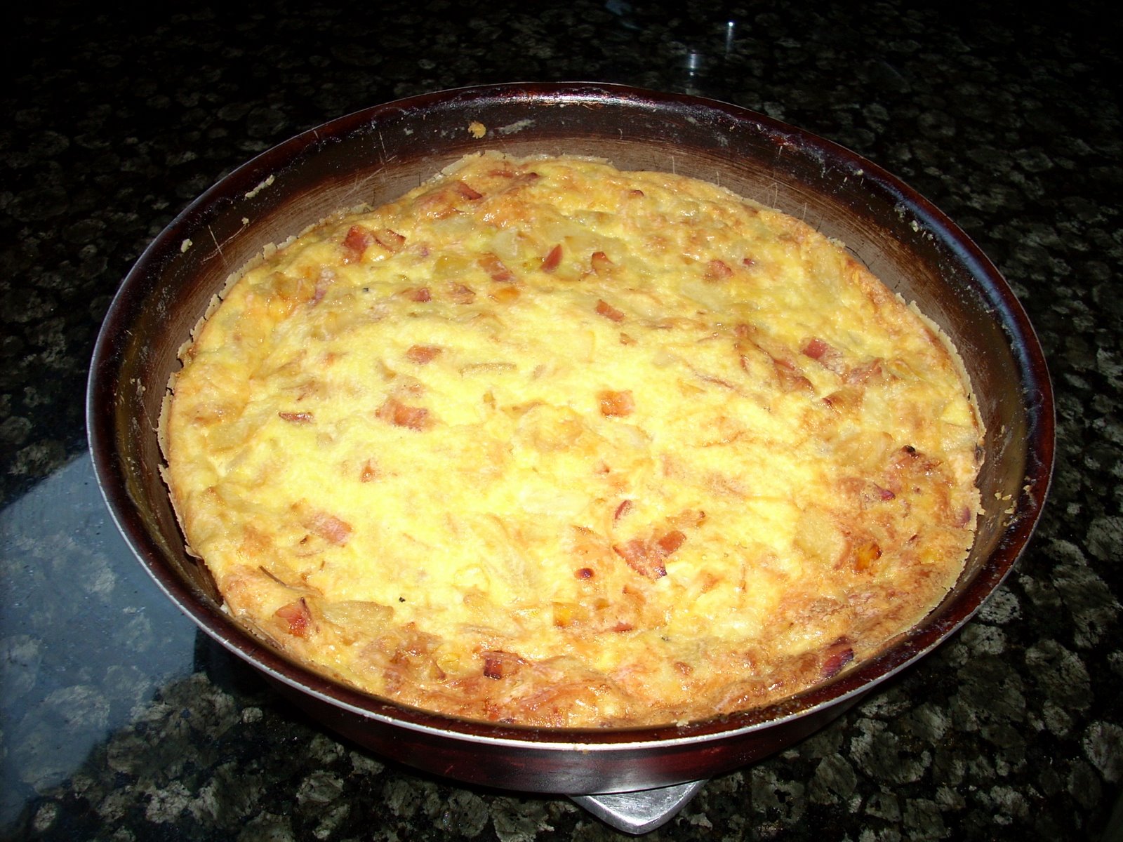 Quiche de manzanas y cebollas