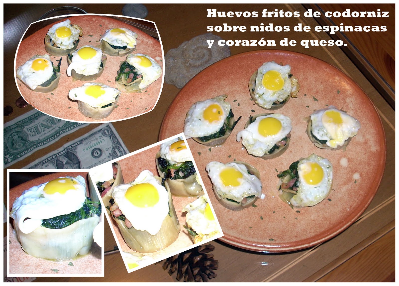 HUEVOS EN NIDO DE ESPINACAS