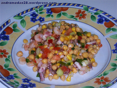 Ensalada de garbanzos 